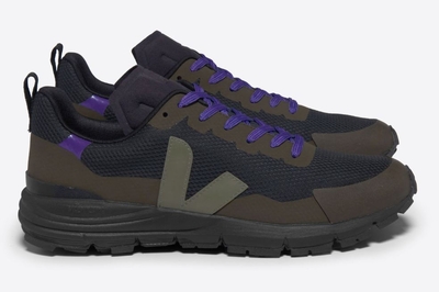 Zapatillas Veja Dekkan Aguila negro caqui